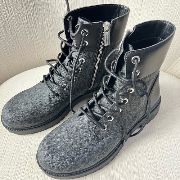 MICHAEL KORS Logo Combat Boot - Picture 2 of 5